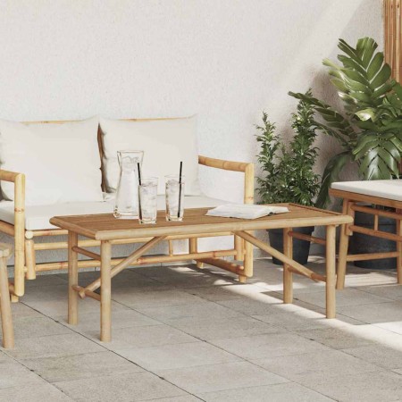 Mesa de Café Marrón 110 x 50 x 43 cm Bambú