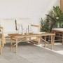 Mesa de Café Marrón 110 x 50 x 43 cm Bambú
