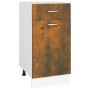 Armario bajo de cocina madera ingeniería roble ahumado de vidaXL, Armarios de cocina - Ref: Foro24-815570, Precio: 55,73 €, D...