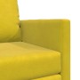 Sofá Cama de Piso Amarillo oscuro 74 x 77 x 81 cm Terciopelo