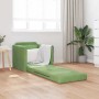 Sofá Cama de Piso Verde claro 74 x 77 x 81 cm Terciopelo