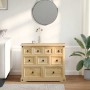 Cómoda cajonera Corona madera maciza de pino 101x45x82 cm