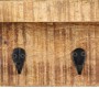 Wandgarderobe aus massivem unbehandeltem Mangoholz 60x15x20 cm von vidaXL, Hut- und Garderobenständer - Ref: Foro24-286469, P...