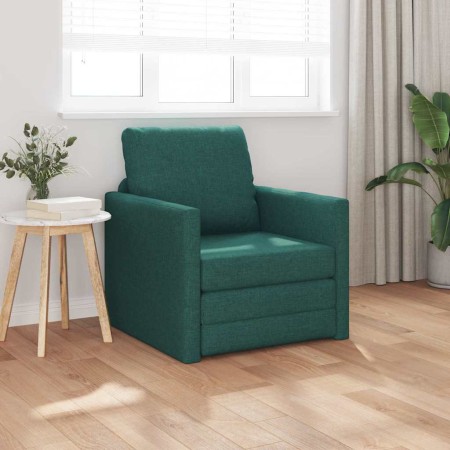 Sofá cama Verde oscuro 74 x 77 x 81 cm Terciopelo en Sofás | Comprar online en Foro24