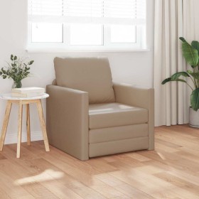 Sofá Cama de Suelo Capuchino 74 x 77 x 81 cm Cuero sintético Sofá Cama de Suelo Capuchino 74 x 77 x 81 cm Cuero sintético