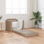 Sofá Cama de Suelo Capuchino 74 x 77 x 81 cm Cuero sintético