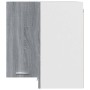 Hängender Eckschrank aus grauem Sonoma-Engineering-Holz von vidaXL, Küchenschränke - Ref: Foro24-815598, Preis: 74,98 €, Raba...