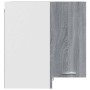 Hängender Eckschrank aus grauem Sonoma-Engineering-Holz von vidaXL, Küchenschränke - Ref: Foro24-815598, Preis: 74,98 €, Raba...