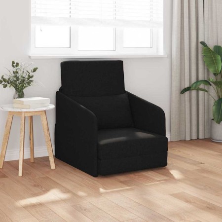 Sofá cama Negro 65 x 80 x 83 cm Terciopelo en Sofás | Comprar online en Foro24