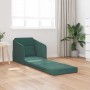 Sofá cama Verde oscuro 65 x 80 x 83 cm Terciopelo