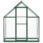 Invernadero con marco base aluminio verde 169x58x195 cm