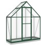 Invernadero con marco base aluminio verde 169x58x202 cm