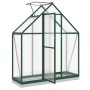 Invernadero con marco base aluminio verde 169x58x202 cm