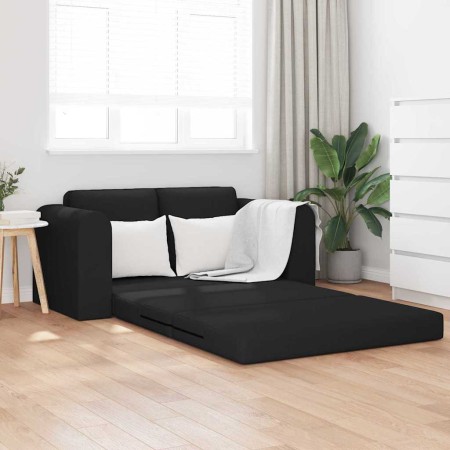 Sofá cama Negro 148 x 71 x 83 cm tela