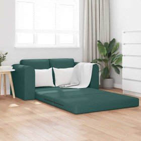 Sofá cama Verde oscuro 148 x 71 x 83 cm tela