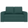 Sofá cama Verde oscuro 148 x 71 x 83 cm tela