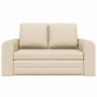 Sofá cama Crema 148 x 71 x 83 cm tela