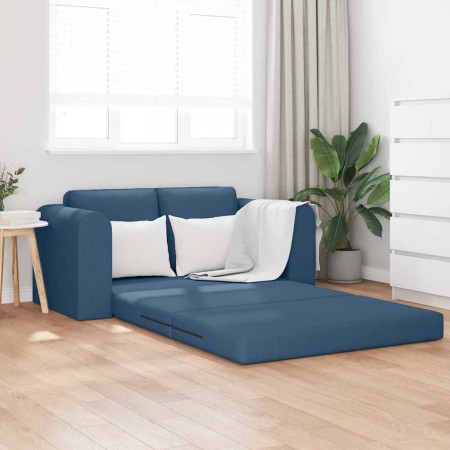 Sofá cama Azul 148 x 71 x 83 cm tela