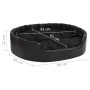 Plush and black synthetic leather dog bed 99x89x21 cm by vidaXL, Beds for dogs - Ref: Foro24-171264, Price: 90,33 €, Discount: %