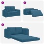 Sofá cama Azul 148 x 71 x 83 cm Terciopelo