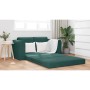 Sofá cama Verde oscuro 148 x 71 x 83 cm Terciopelo