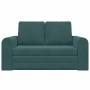 Sofá cama Verde oscuro 148 x 71 x 83 cm Terciopelo