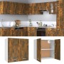 Hängeschrank aus Holzwerkstoff, geräucherte Eiche, 60 x 31 x 60 cm von vidaXL, Küchenschränke - Ref: Foro24-815111, Preis: 51...