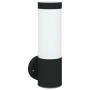 Aplique de exterior Negro 12 x 7.5 x 27 cm Acero inoxidable