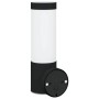 Aplique de exterior Negro 12 x 7.5 x 27 cm Acero inoxidable