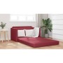 Sofá cama Rojo vino tinto 124 x 71 x 78 cm Cuero artificial