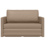 Sofá cama Capuchino 124 x 71 x 78 cm Cuero artificial
