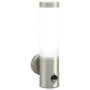 Aplique de exterior Plateado 12 x 7.5 x 29 cm Acero inoxidable