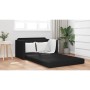 Sofá cama Negro 124 x 71 x 78 cm Cuero artificial