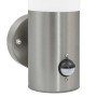 Aplique de pared exterior 2 pcs Plateado 12 x 7.5 x 29 cm