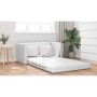 Sofá cama Blanco 124 x 71 x 78 cm Cuero artificial