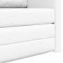 Sofá cama Blanco 124 x 71 x 78 cm Cuero artificial