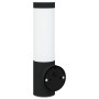Aplique de exterior Negro 12 x 7.5 x 29 cm Acero inoxidable