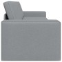 Sofá cama Gris claro 245 x 78 x 77 cm tela