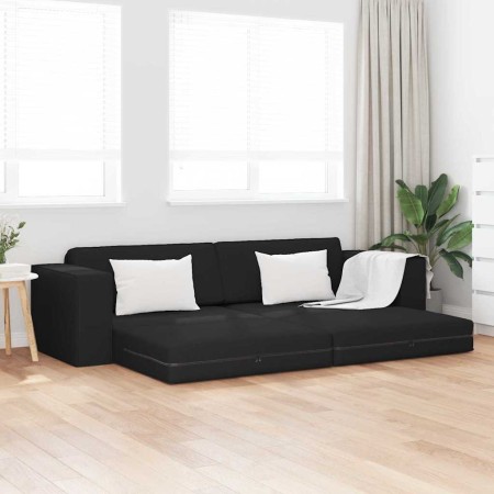Sofá cama Negro 245 x 78 x 77 cm Terciopelo en Sofás | Comprar online en Foro24