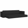 Sofá cama Negro 245 x 78 x 77 cm Terciopelo en Sofás | Comprar online en Foro24
