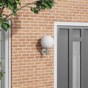 Luz de pared exterior Plateado 28 x 25 x 38 cm Acero inoxidable