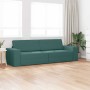 Sofá cama Verde oscuro 245 x 78 x 77 cm Terciopelo en Sofás | Comprar online en Foro24
