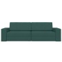 Sofá cama Verde oscuro 245 x 78 x 77 cm Terciopelo en Sofás | Comprar online en Foro24