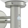 Aplique de pared exterior 2 pcs Plateado 28 x 25 x 38 cm