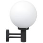 Luz de pared exterior Negro 28 x 25 x 38 cm Acero inoxidable