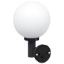 Luz de pared exterior Negro 28 x 25 x 38 cm Acero inoxidable