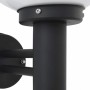 Luz de pared exterior Negro 28 x 25 x 38 cm Acero inoxidable