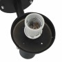 Aplique de pared exterior 2 pcs Negro 28 x 25 x 38 cm