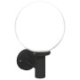 Aplique de pared exterior 2 pcs Negro 28 x 25 x 38 cm