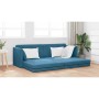 Sofá cama Azul 213 x 76 x 77 cm Terciopelo